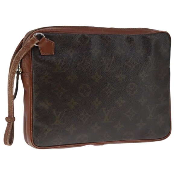 LOUIS VUITTON Monogram Pochette sports Clutch Bag Vintage N0.183 LV Auth 104636 - Picture 1 of 16